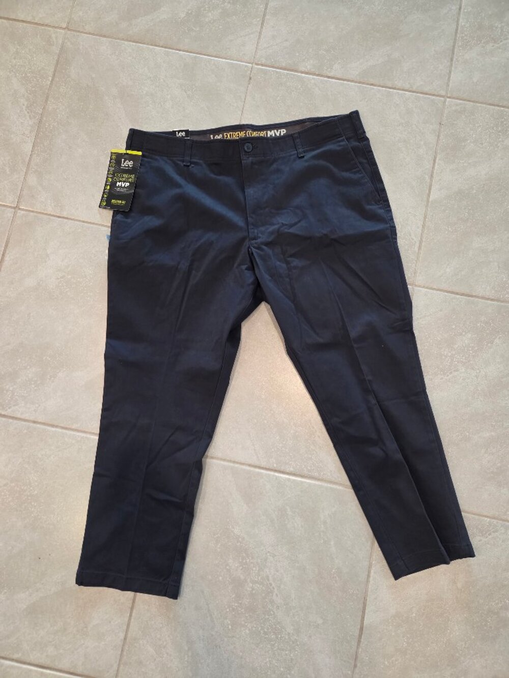 Lee Extreme Comfort MVP Relaxed Fit Navy Chino 42x30